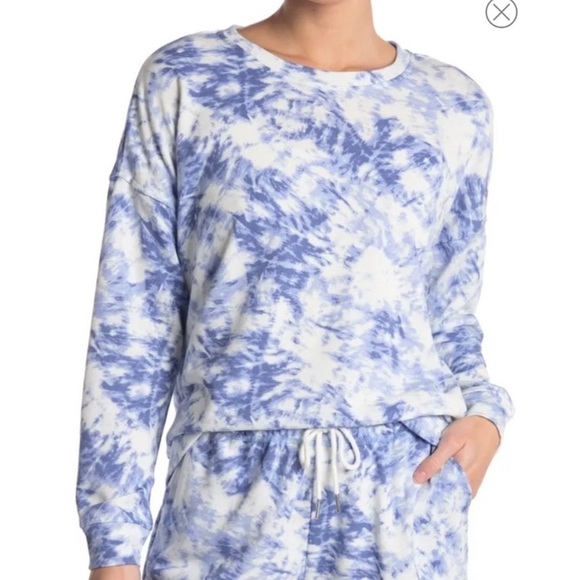 H by Halston Studio Crew Neck Long Sleeve Sweatshirt - Picture 1 of 3